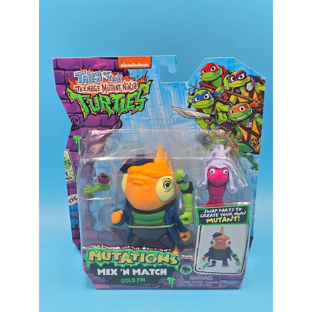 GOLD FIN tales of teenage mutant ninja turtles tmnt mutations mix 'n match NEW
